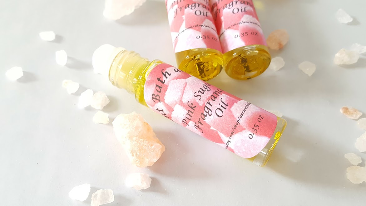 Pink Sugar Kisses Roll on Perfume Oil .3 Ounces Roll on Bottle Phthalate  Free Fragrance Perfume for Women 