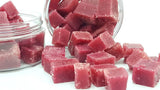 Strawberry Sugar Scrub Cubes, Foaming Sugar Scrub Cubes, Made with Organic Ingredients