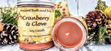 Cranberry & Clove Soy Candle