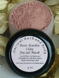 Rose Kaolin Clay Mask