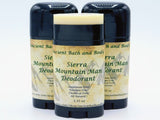 Sierra Mountain Man Deodorant, Aluminum Free Deodorant