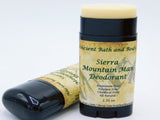 Sierra Mountain Man Deodorant, Aluminum Free Deodorant