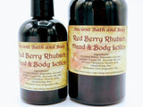 Red Berry Rhubarb Lotion