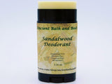 Sandalwood Deodorant, Aluminum Free Deodorant