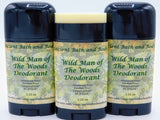 Wild Man of the Woods Deodorant, Aluminum Free Deodorant