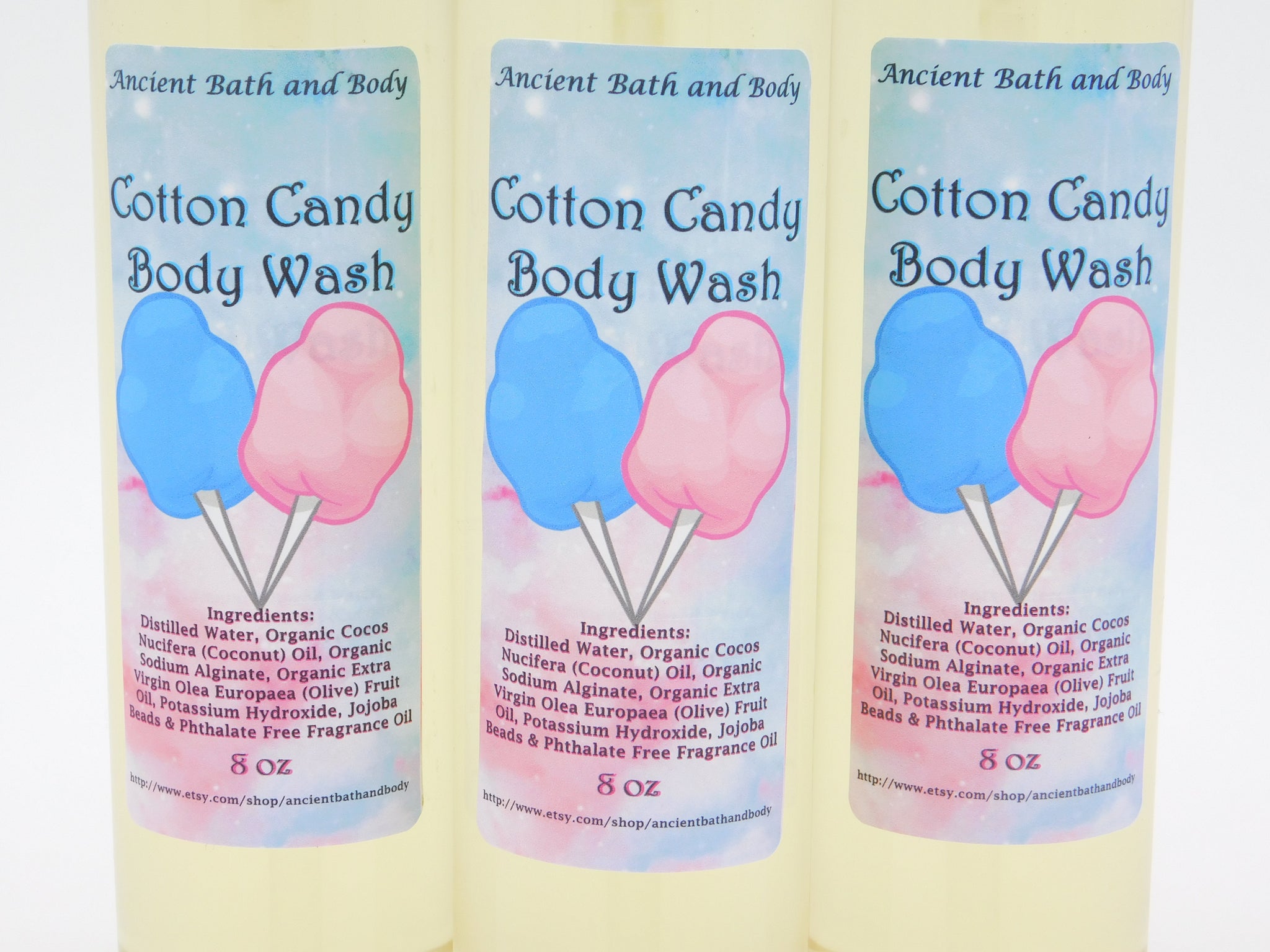 Cotton Candy Organic Body Wash – Ancient Bath and Body