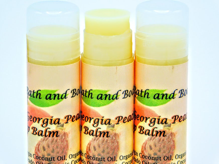 Organic Georgia Peach Lip Balm – Ancient Bath and Body